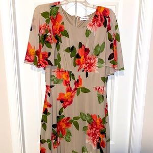 Calvin Klein floral print dress